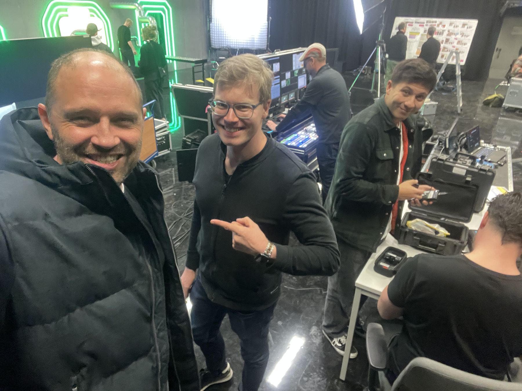 Crew am Set